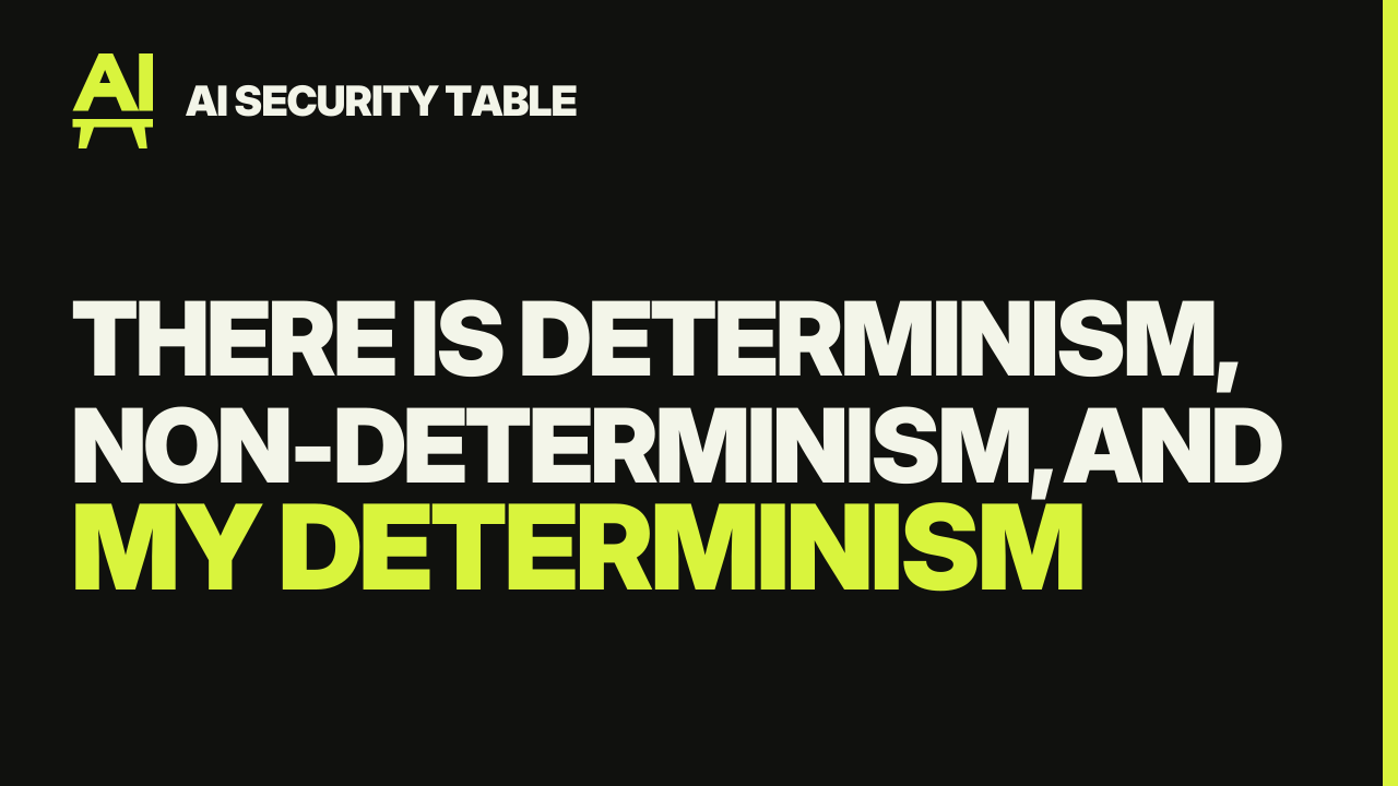 Episode title image: There Is Determinism, Non-Determinism, and My Determinism